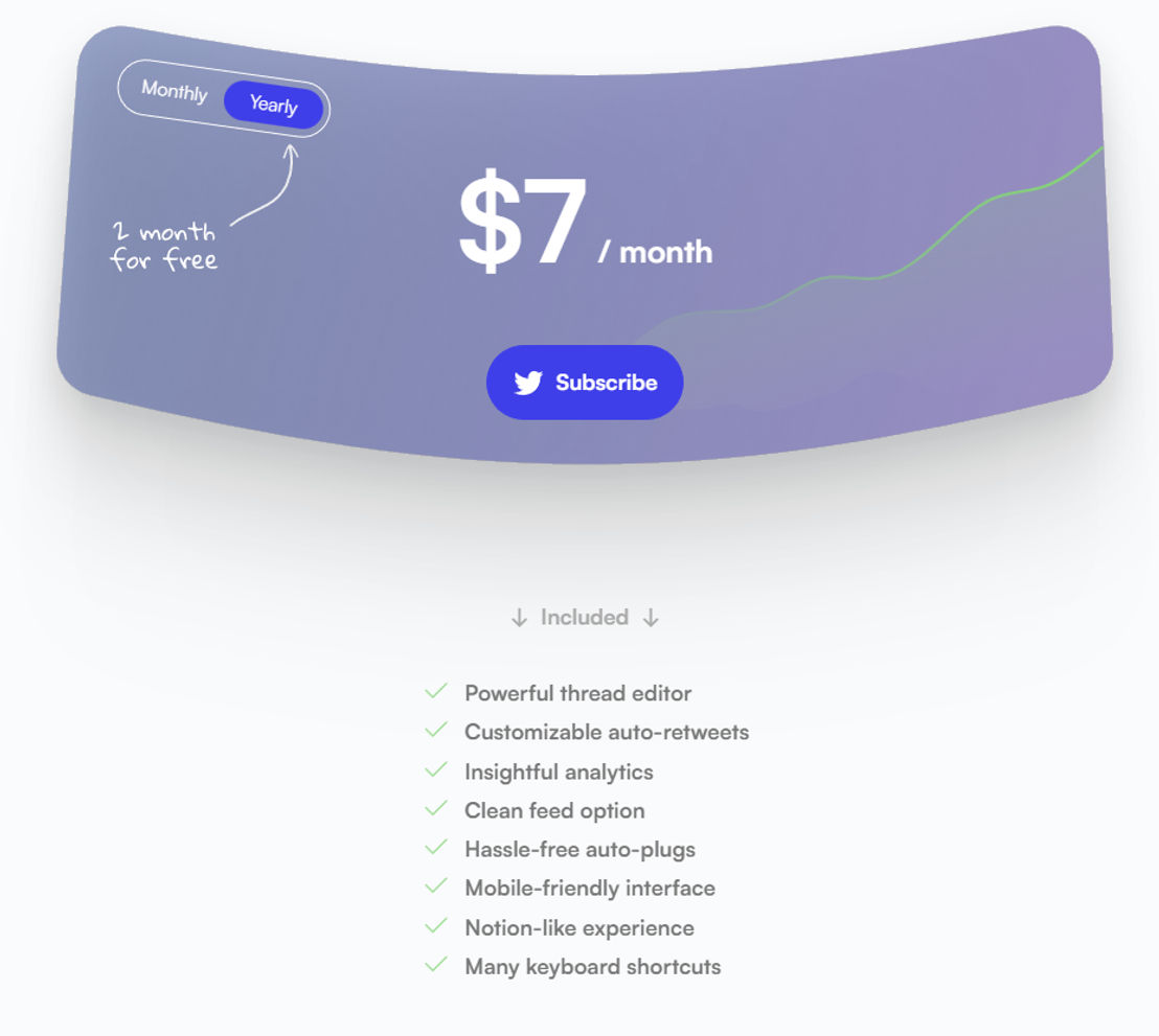 Sidebird pricing