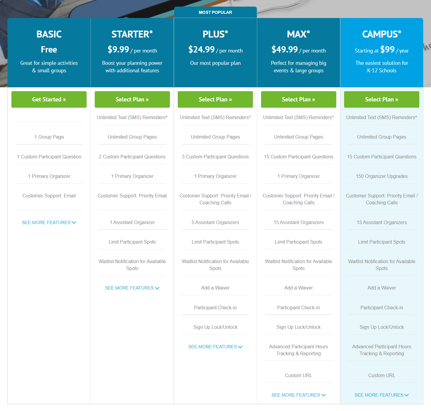 SignUp.com pricing