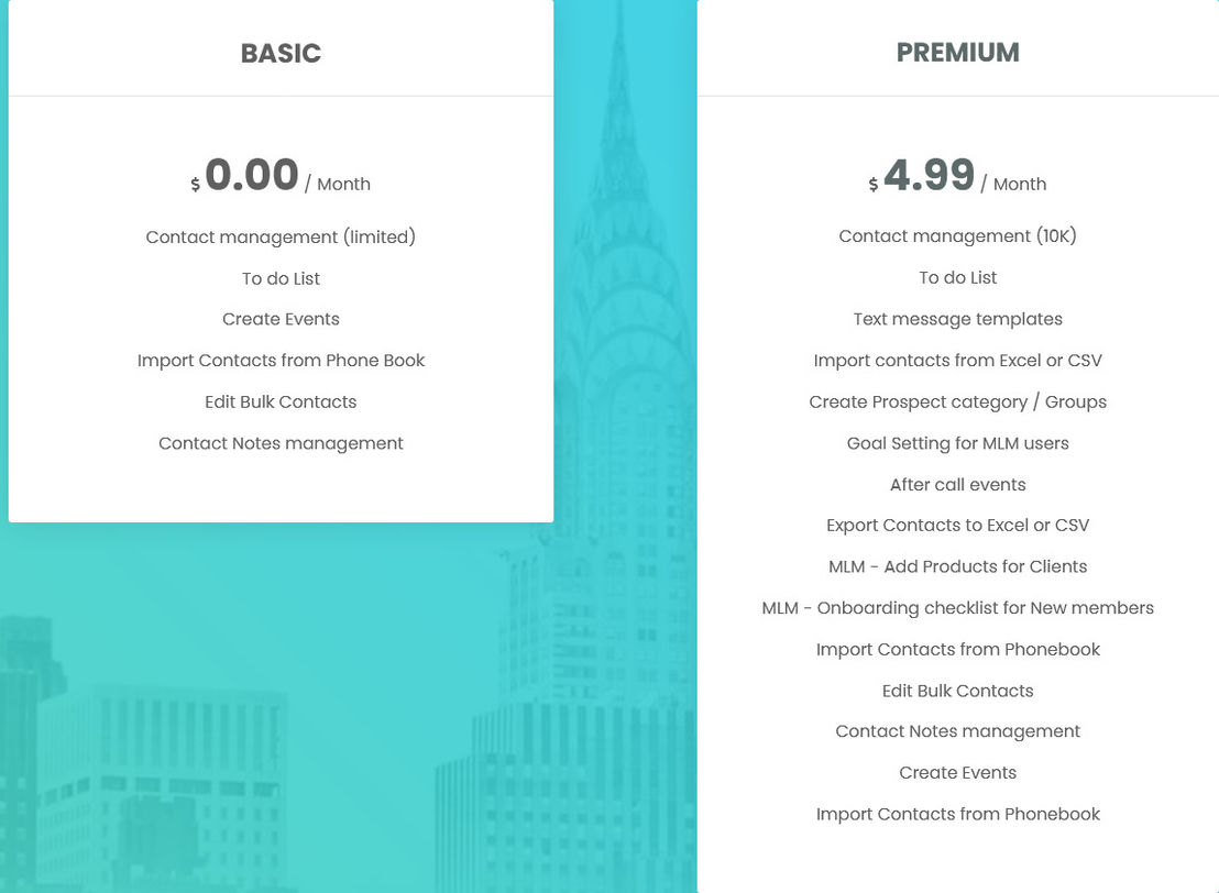 simple-prospect pricing