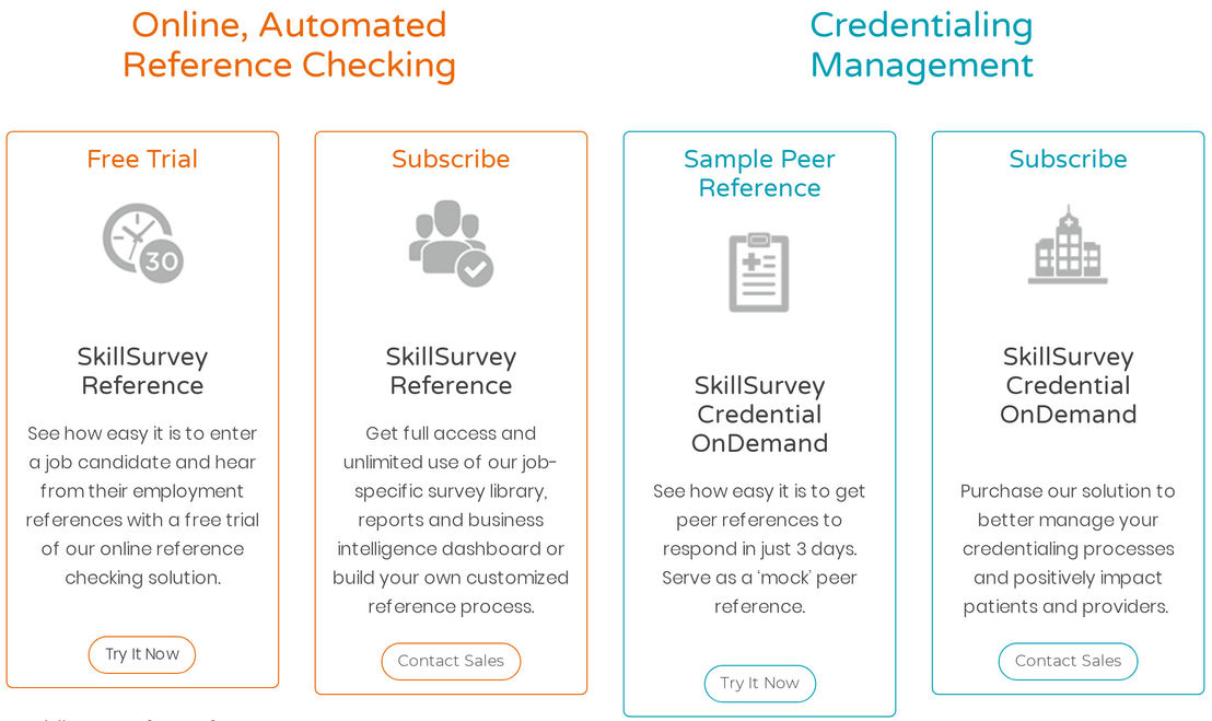 SkillSurvey Reference pricing