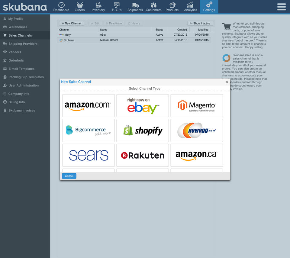 Skubana Demo - Skubana Orders -thumb