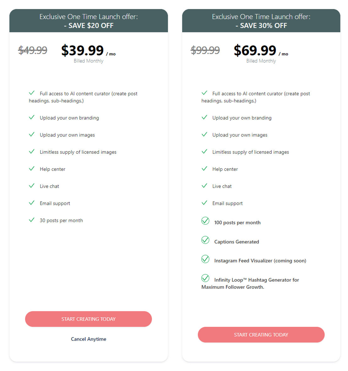 Social Studio pricing