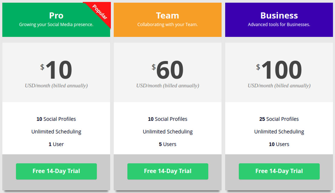 socialdraft pricing