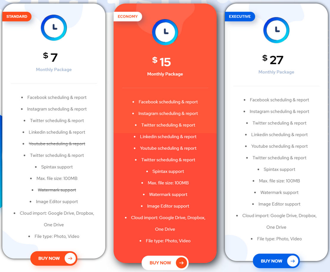 SocialQ+ pricing