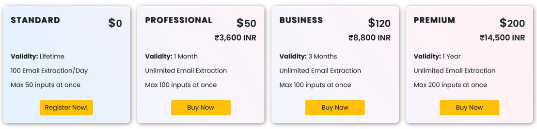 SoftTechLab Web Email Finder pricing