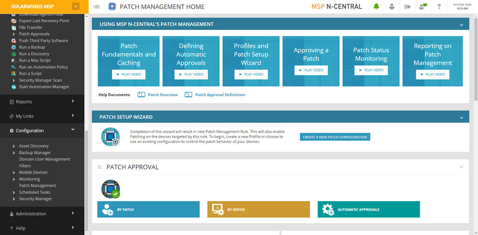 Central Patch Management