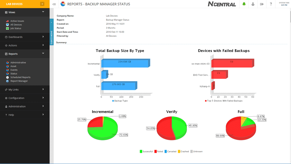 SolarWinds MSP Remote Monitoring & Management Demo - N-central Backup Manager-thumb