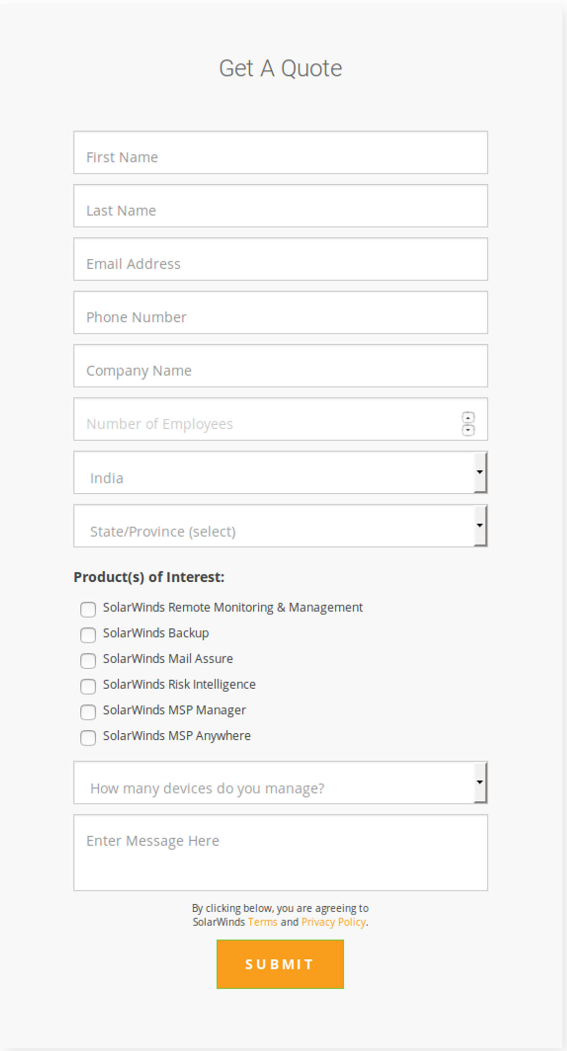 SolarWinds RMM pricing