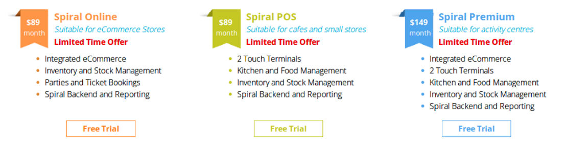 spiral-pos pricing