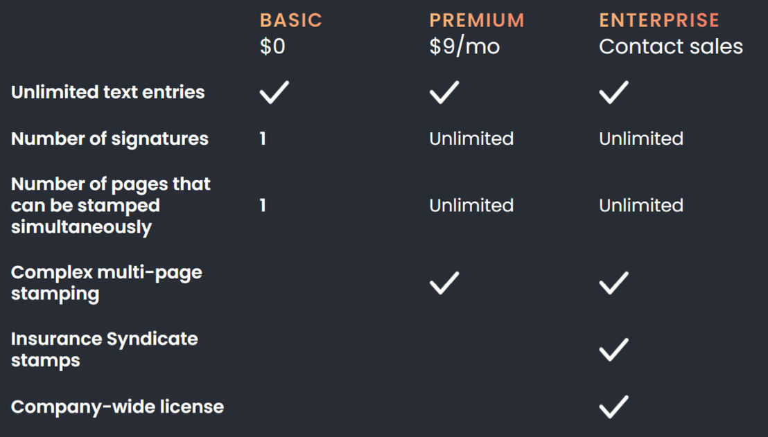 stamper pricing