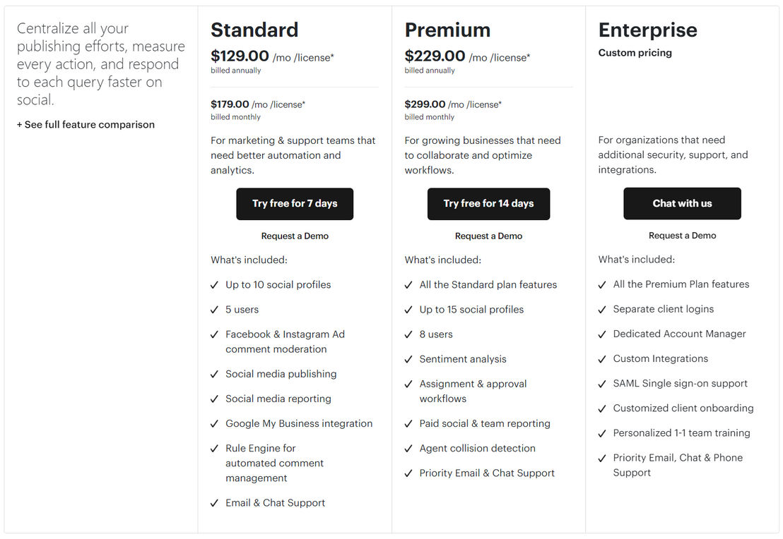 Statusbrew pricing