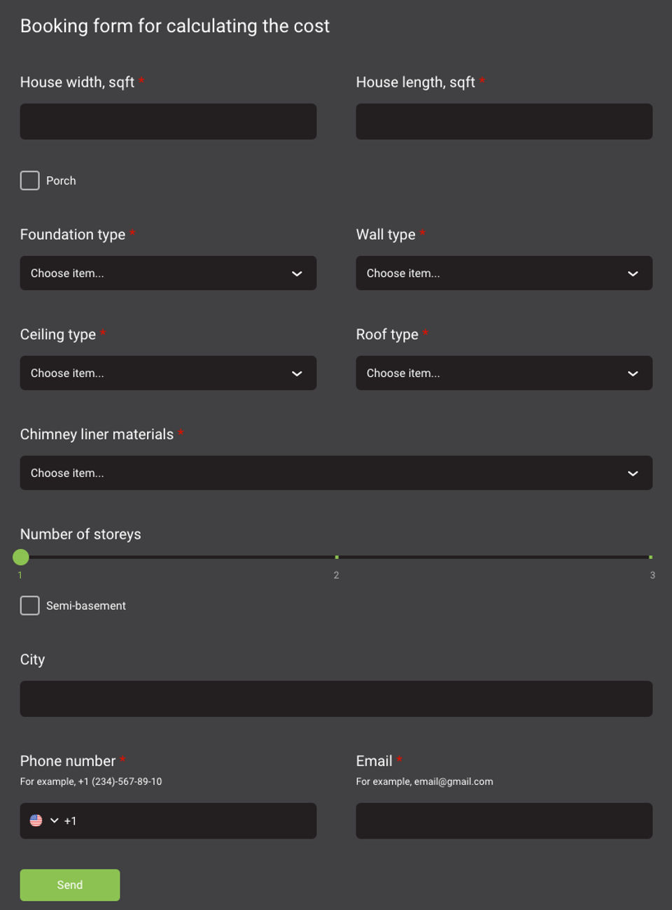 stepFORM : screenshot