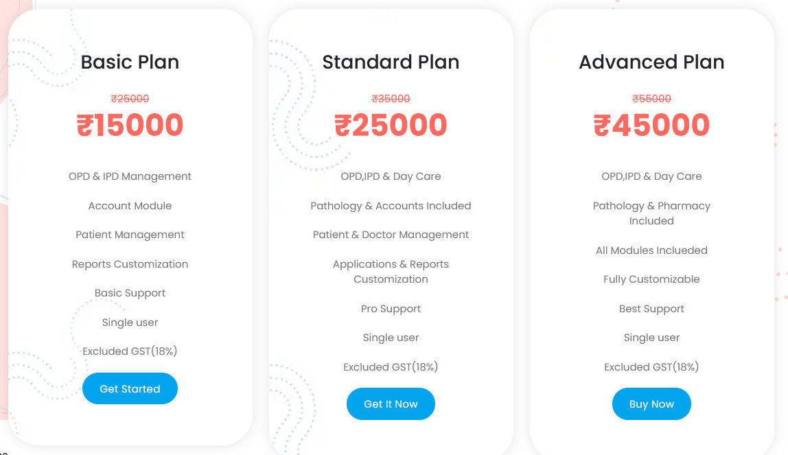 SWI Hospital Management Software pricing