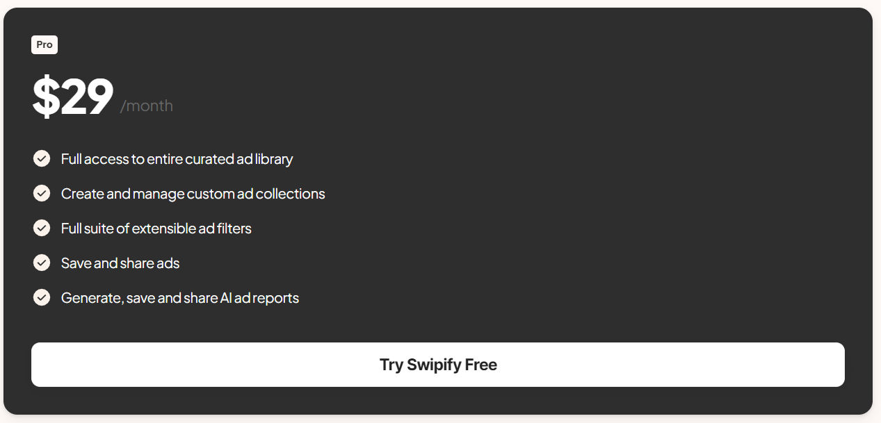 Swipify pricing