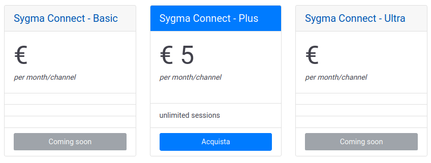 Sygma Connect pricing