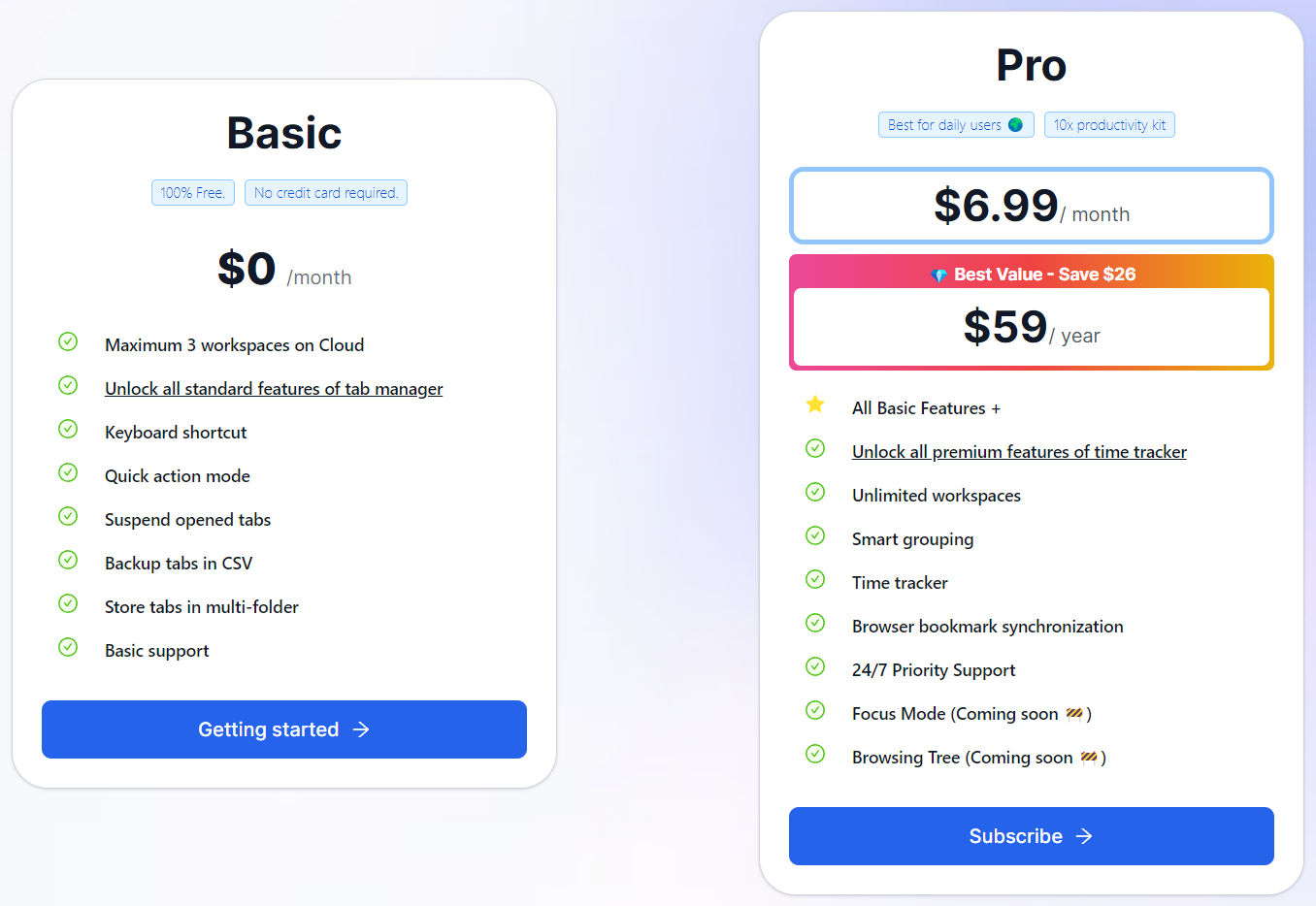 TabHub pricing