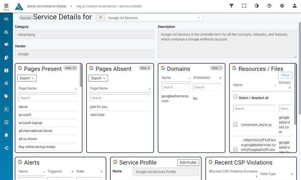 Blue Triangle Tag Governance : Real-time Tag screenshot-thumb