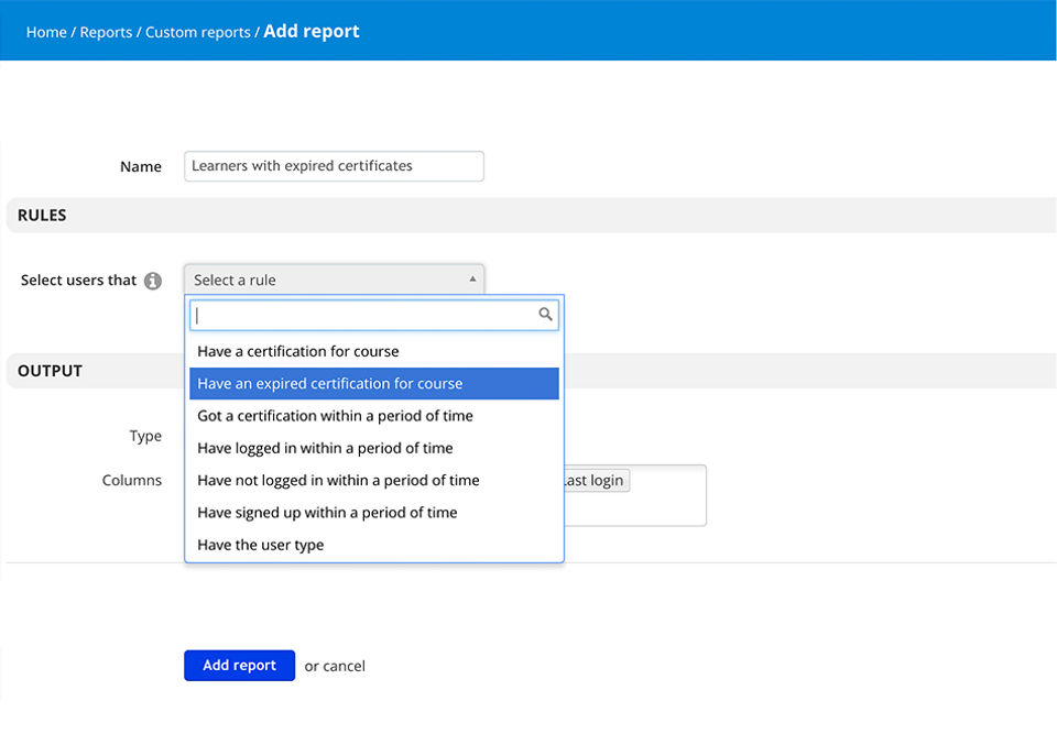 Custom Reports