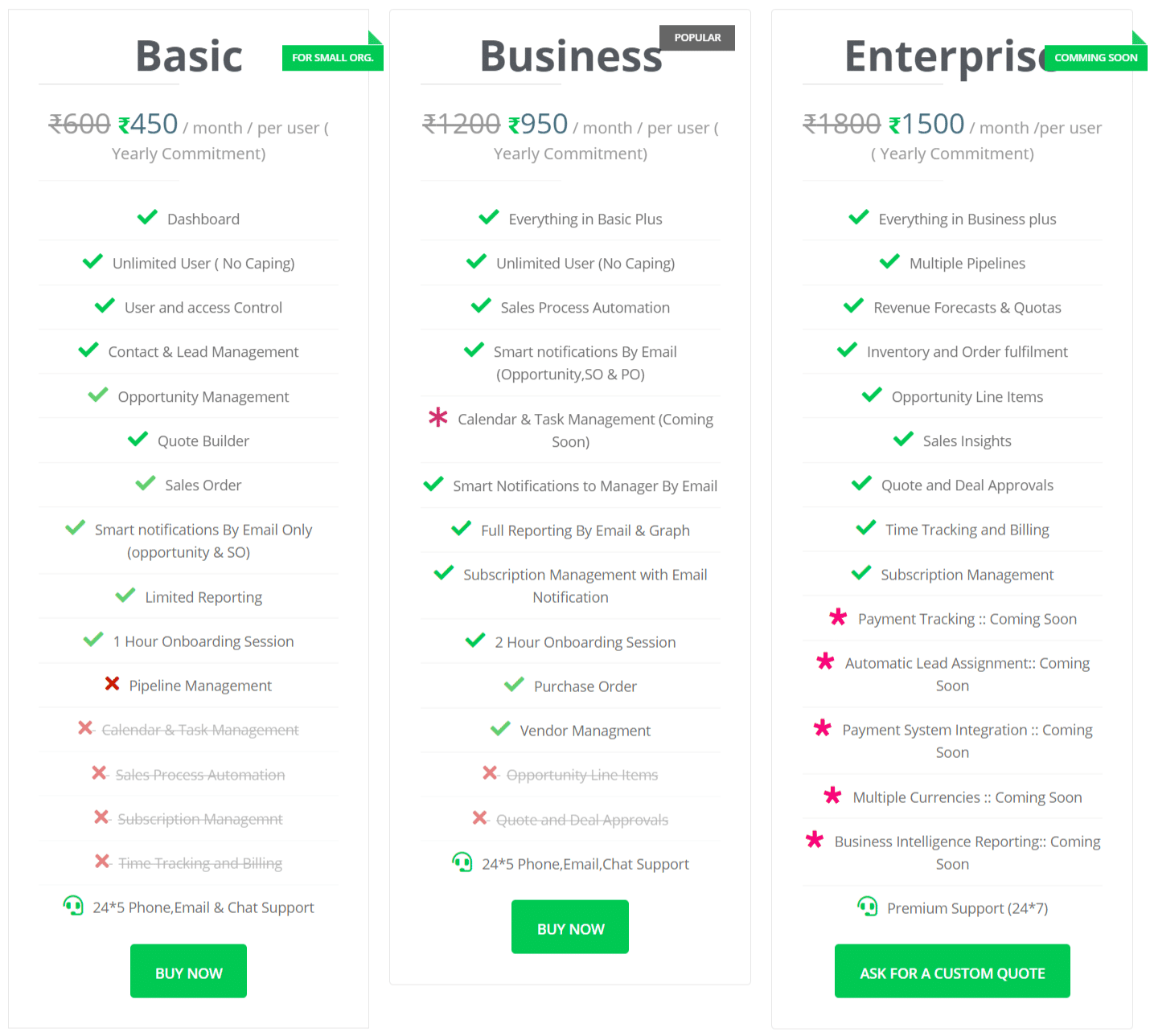 team365 pricing