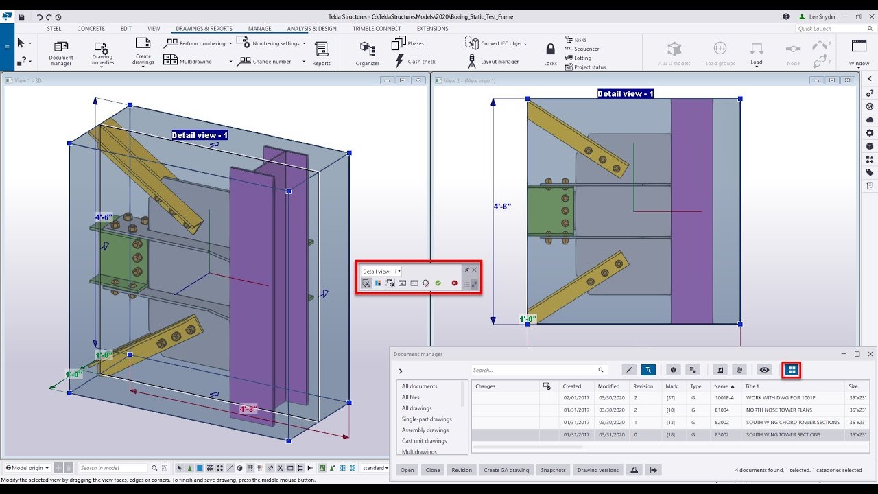 Modify Drawing Views