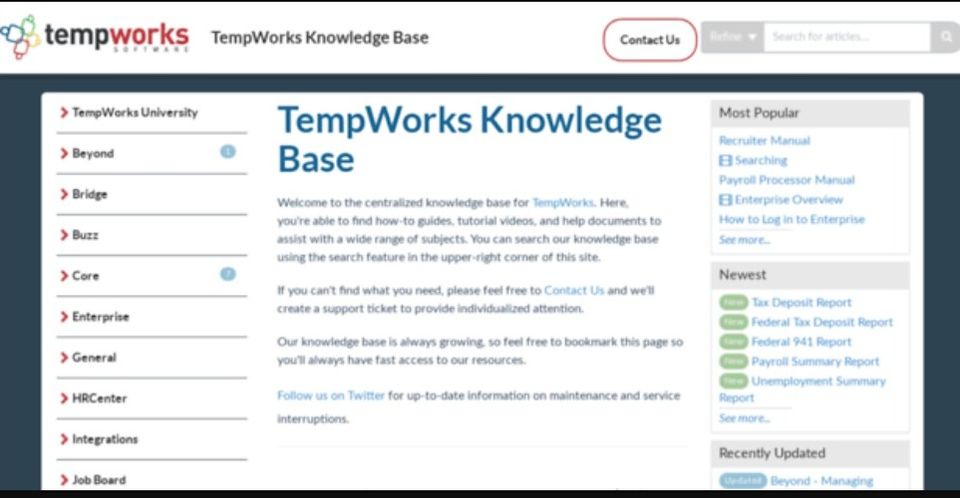 TempWorks Knowledge Base