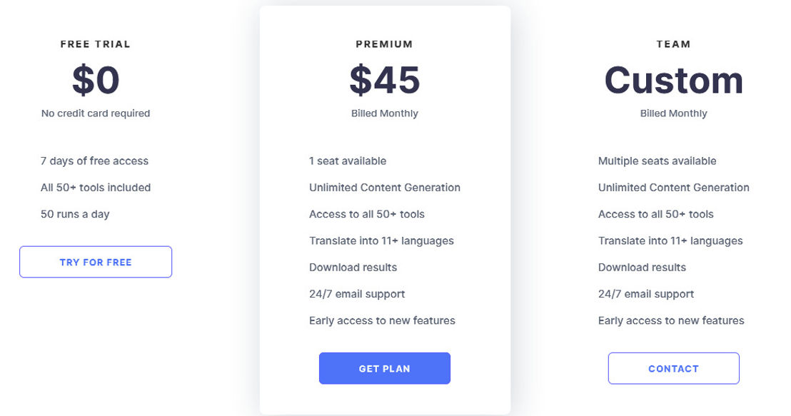 Texta.ai pricing