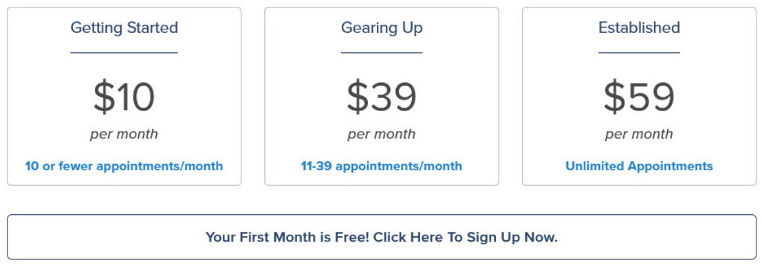 TherapyAppointment pricing