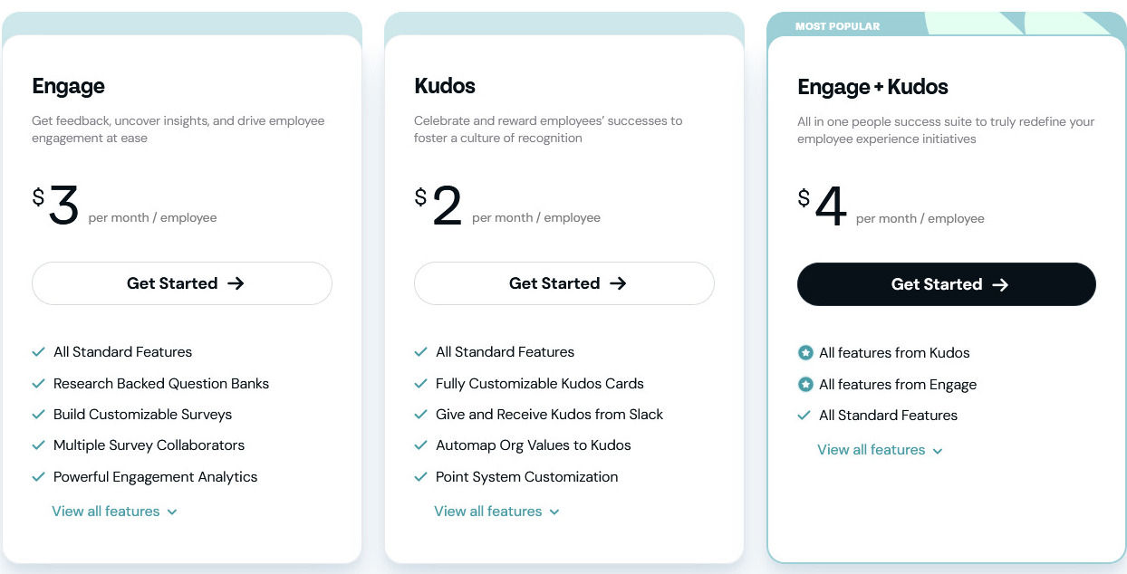 ThriveSparrow pricing