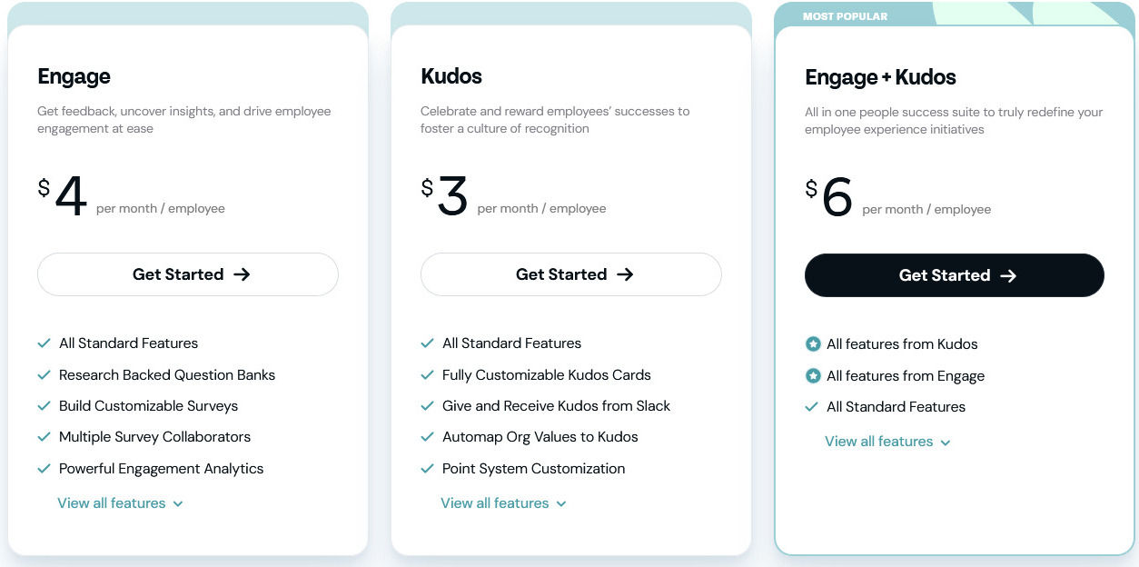 ThriveSparrow pricing