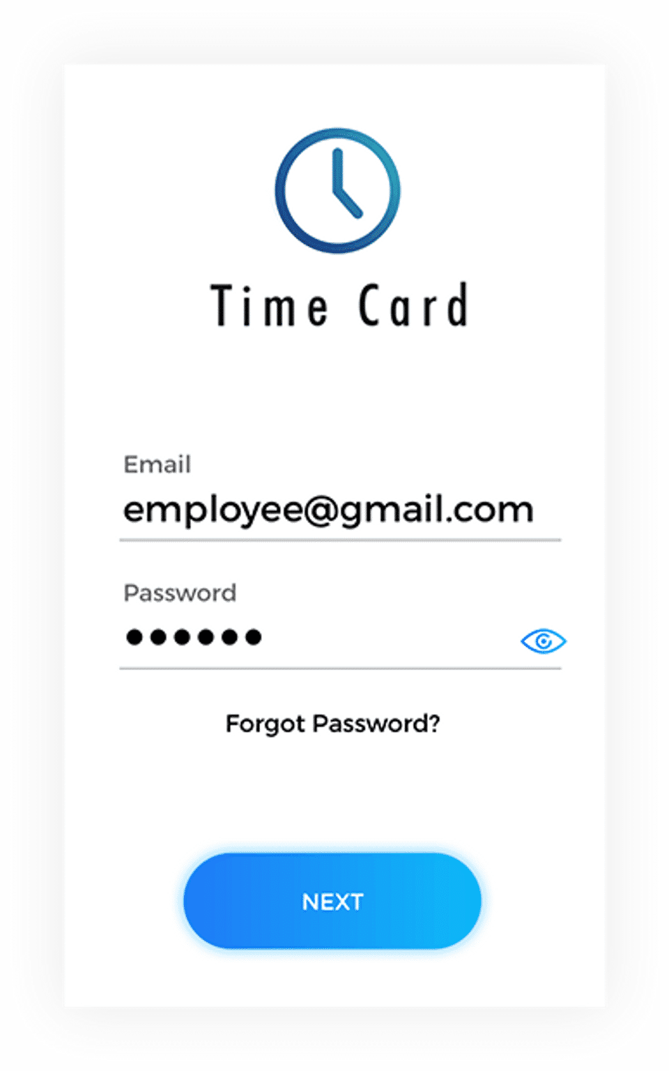 Time Card screenshot