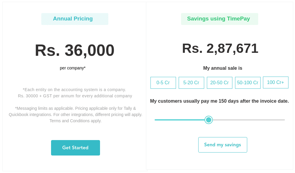 timepay pricing