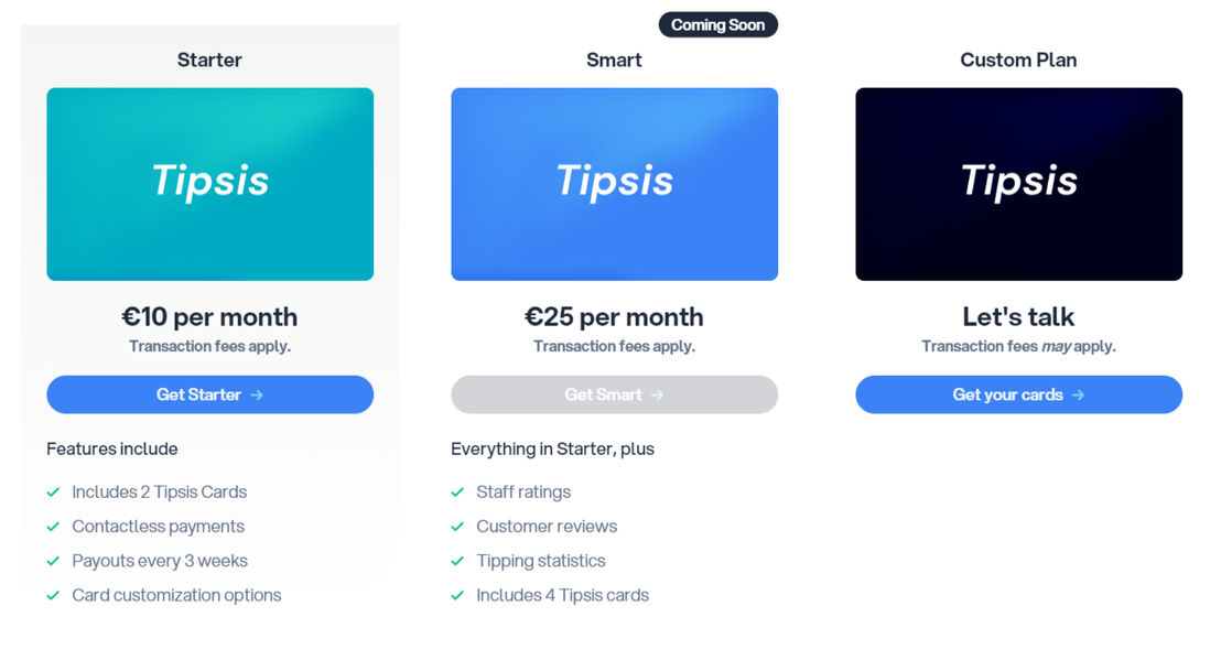 tipsis pricing