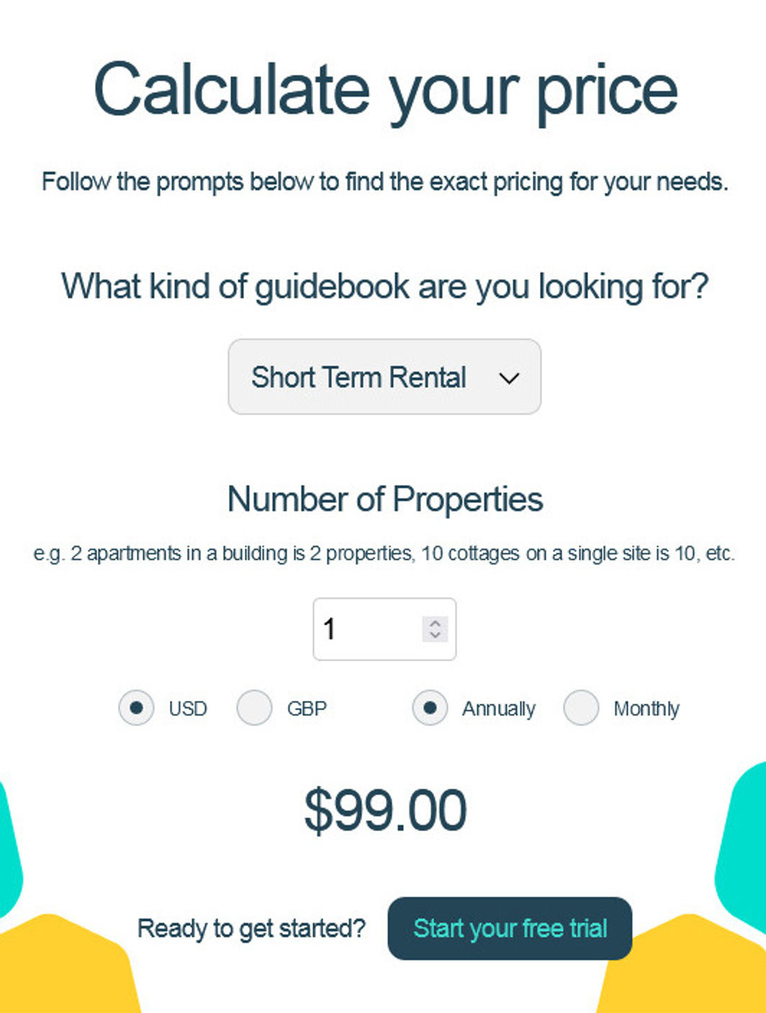 Touch Stay pricing