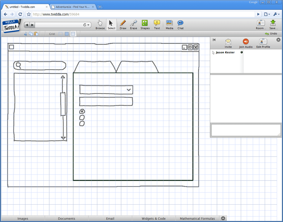 Twiddla UI