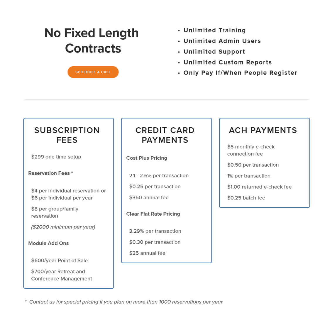 UltraCamp pricing