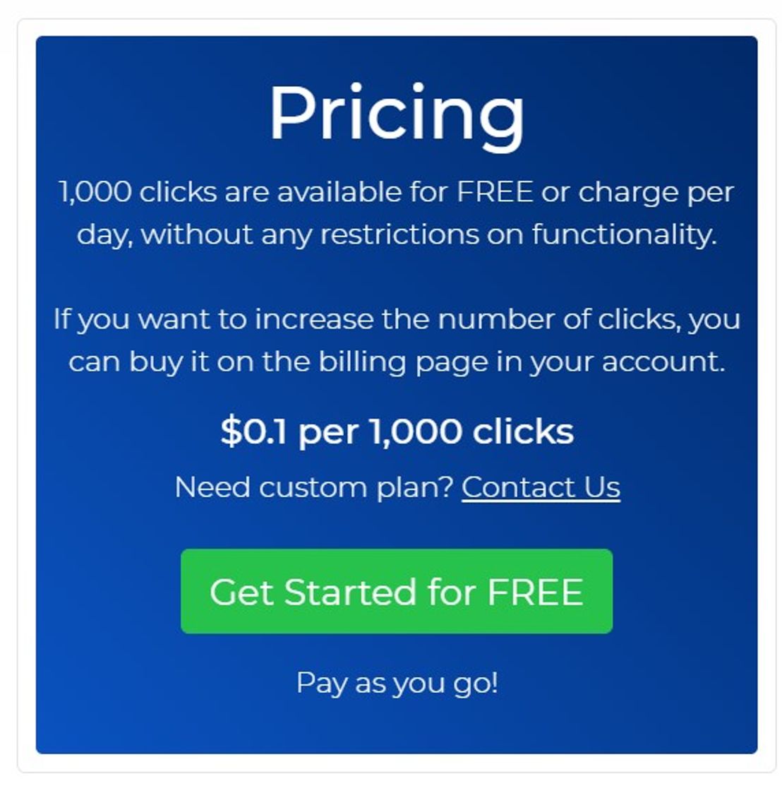 ULUD pricing