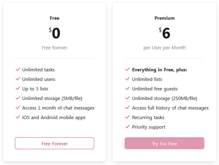 Upbase pricing