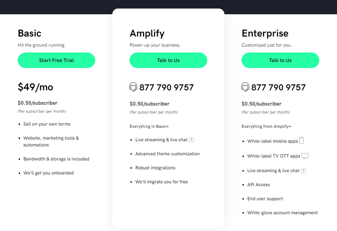 uscreen pricing