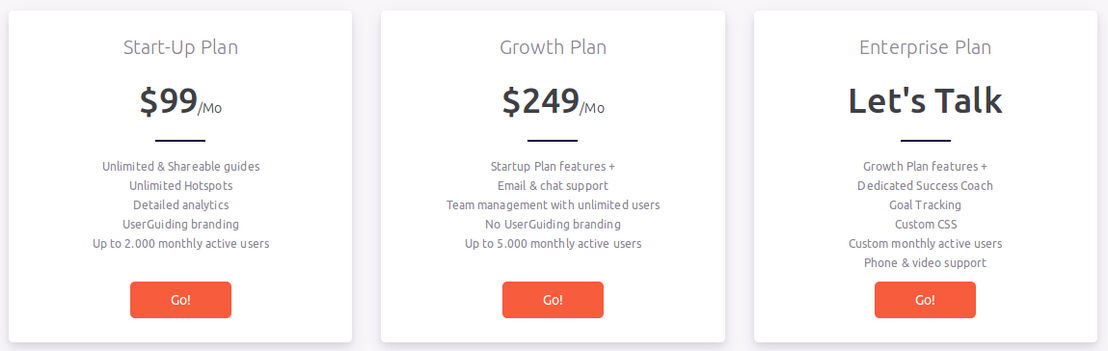 UserGuiding pricing