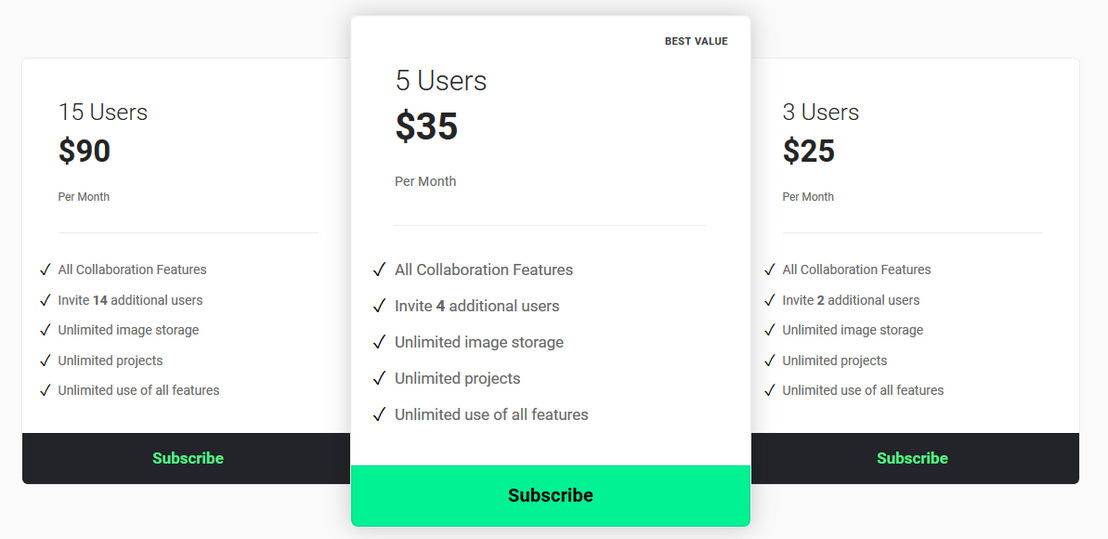 ux-app pricing