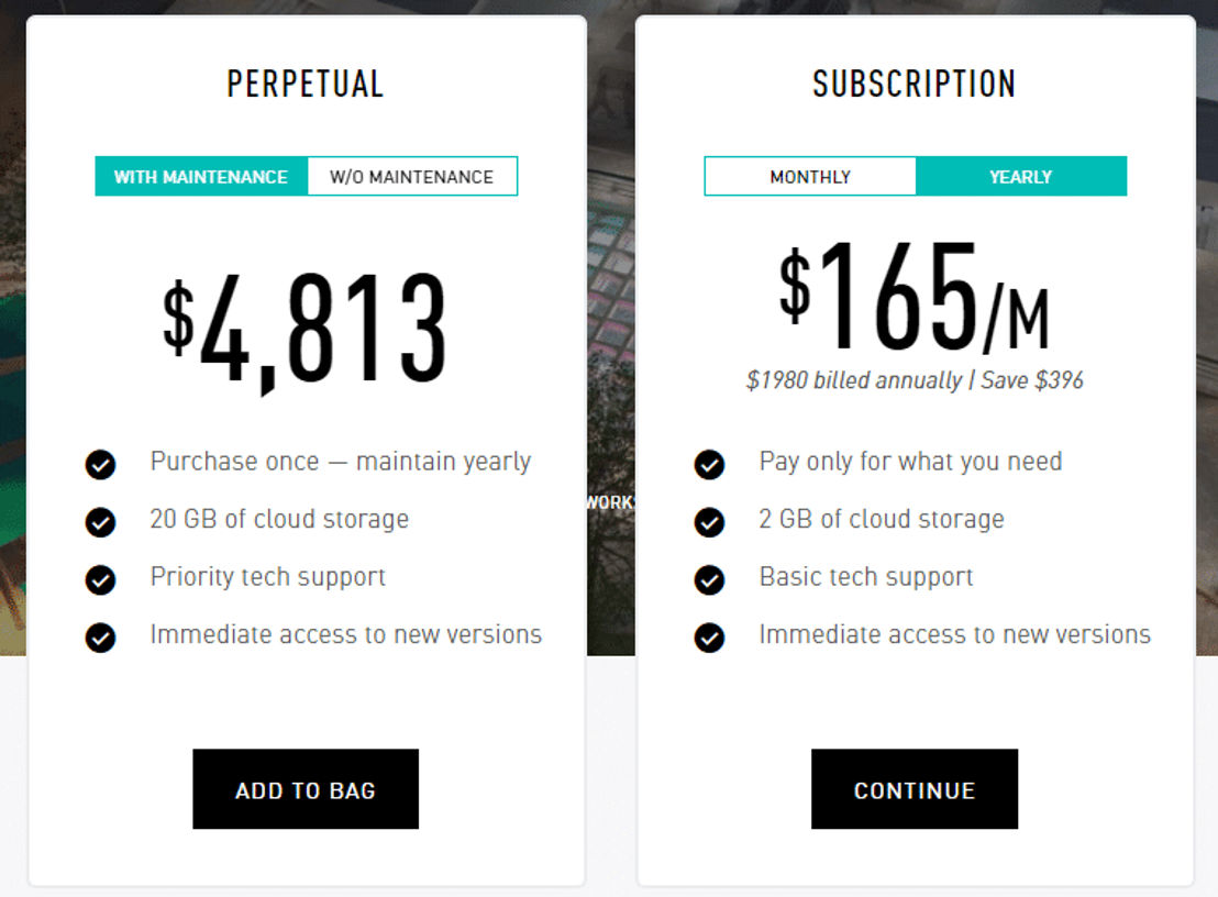 vectorworks-designer pricing