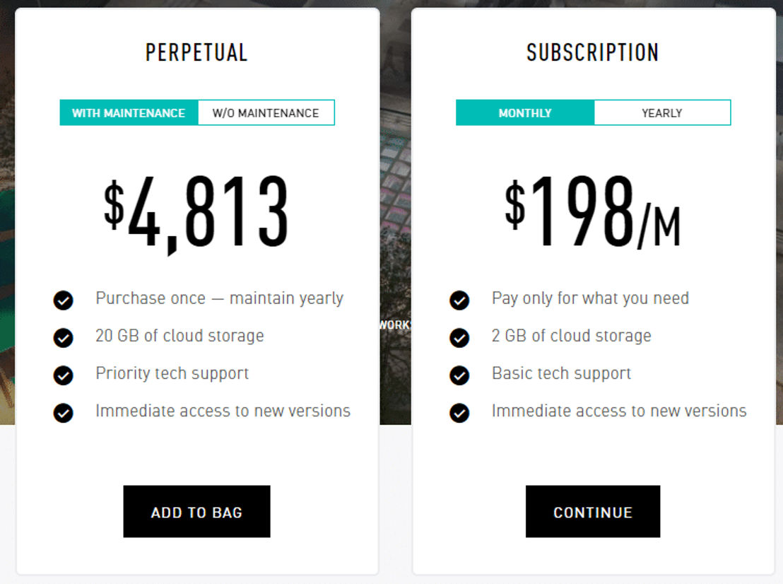 Vectorworks Designer pricing