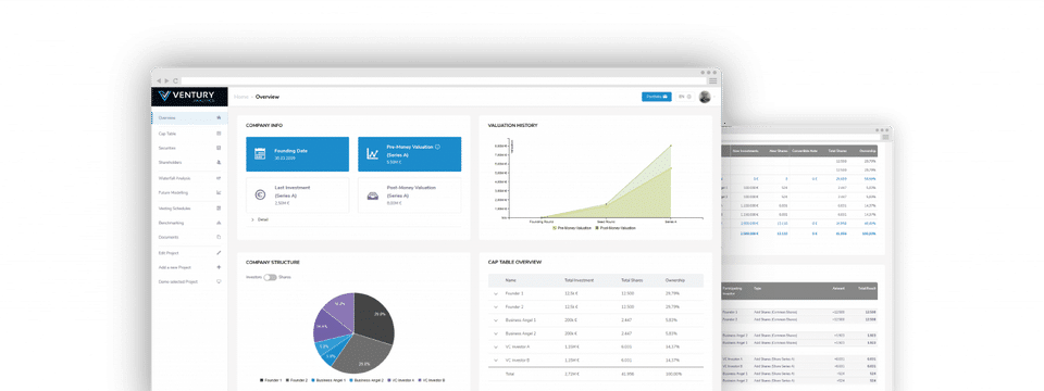 Ventury Analytics screenshot