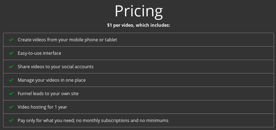 vidboto pricing