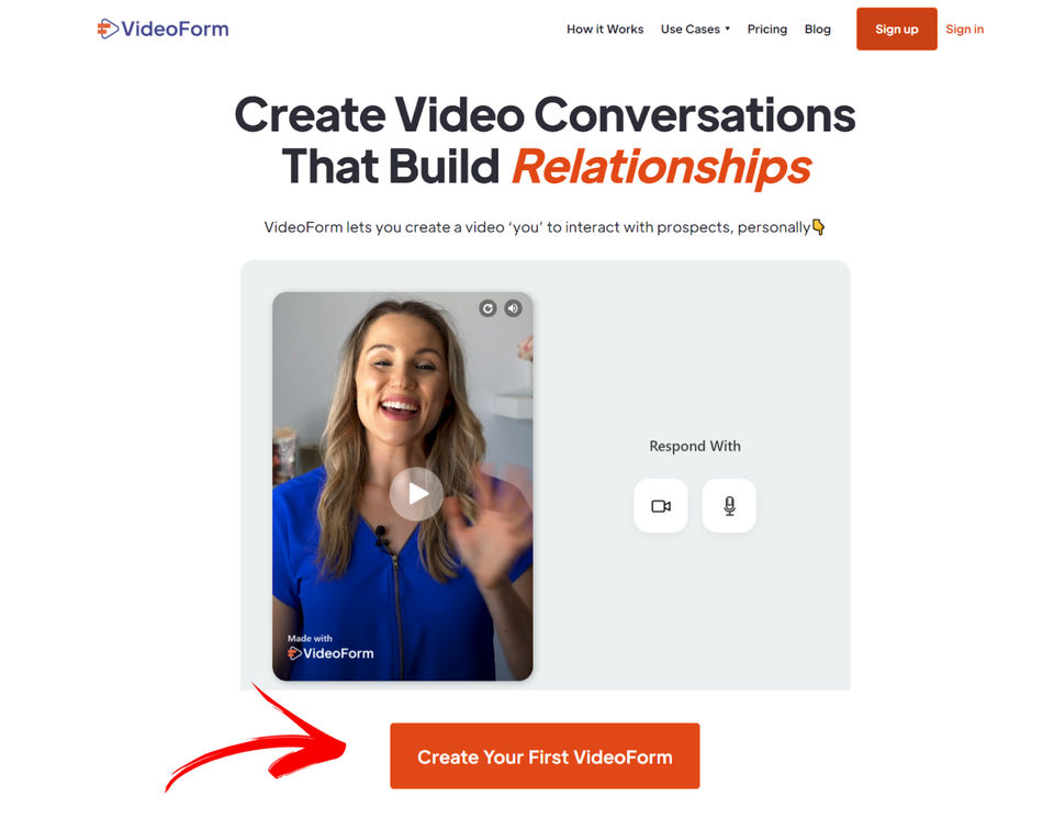 Create Your First VideoForm