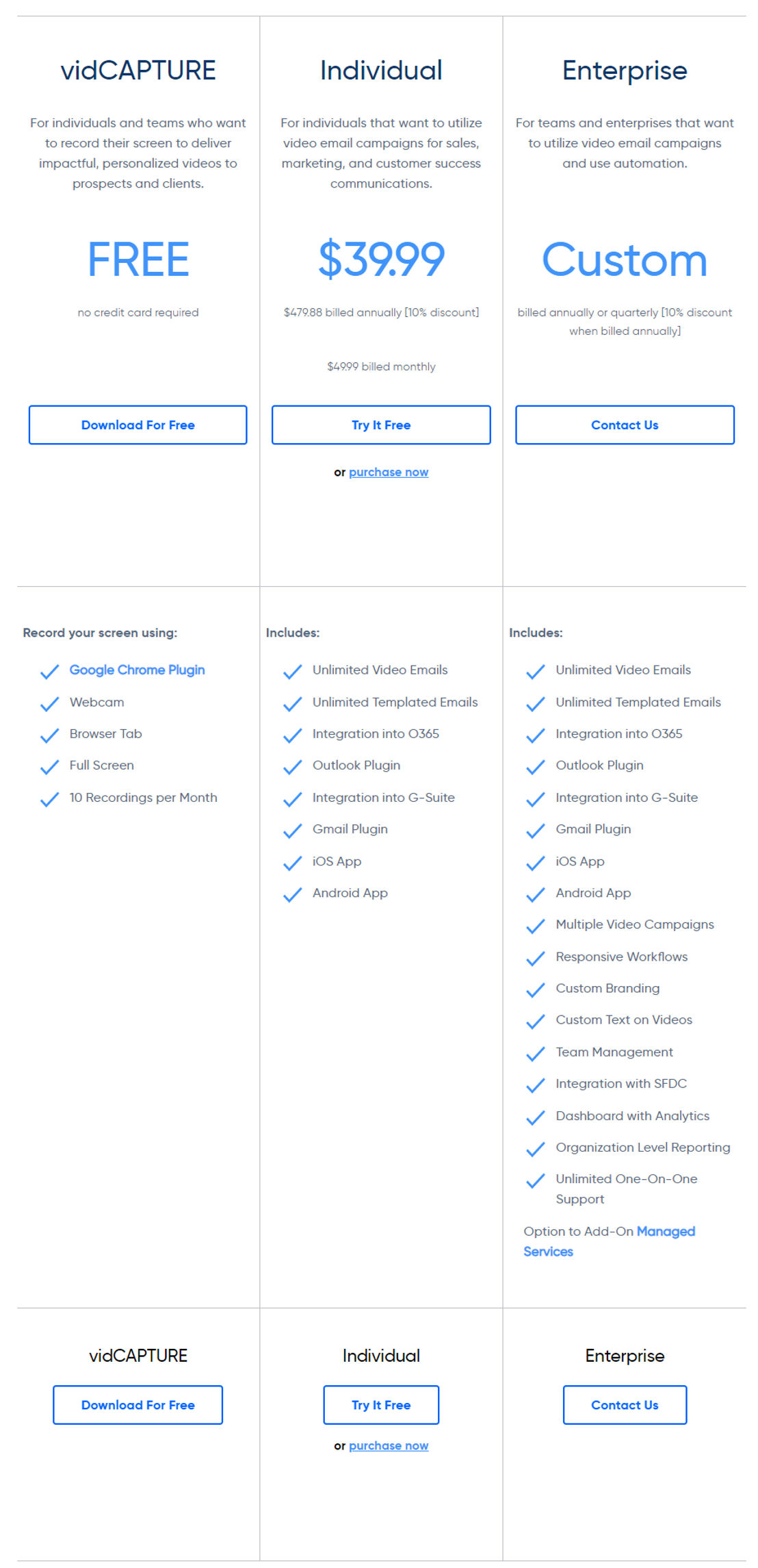 vidREACH pricing