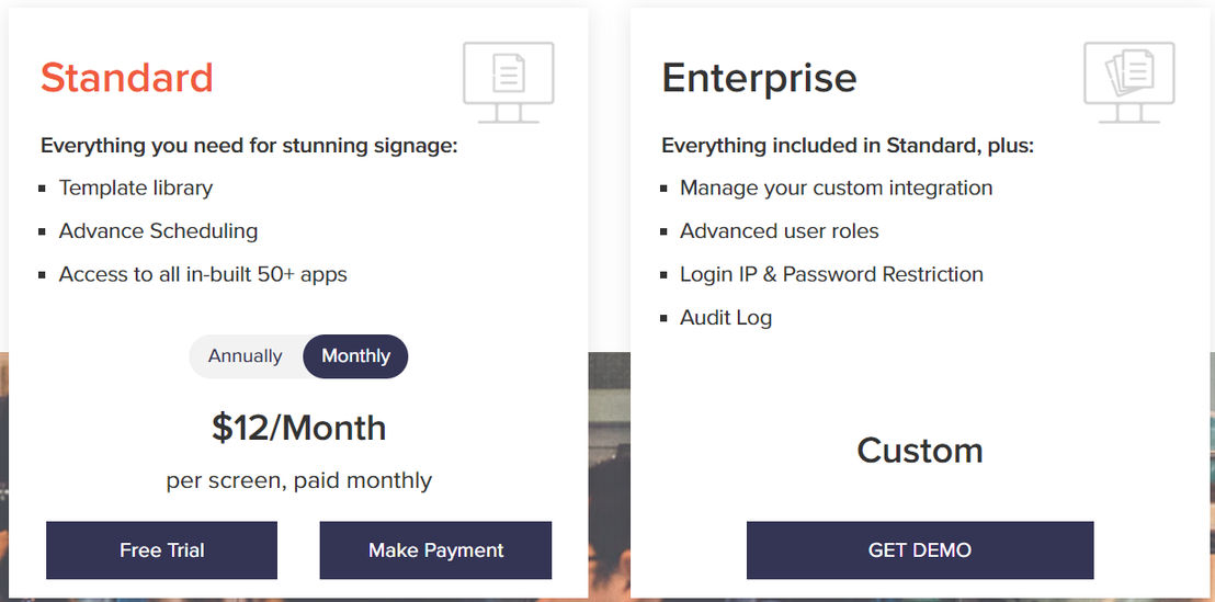 Voolsy Screen pricing