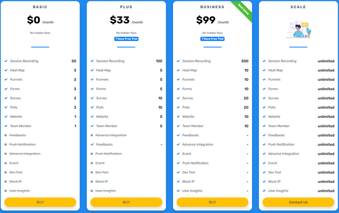 WebMaxy Analyzer pricing