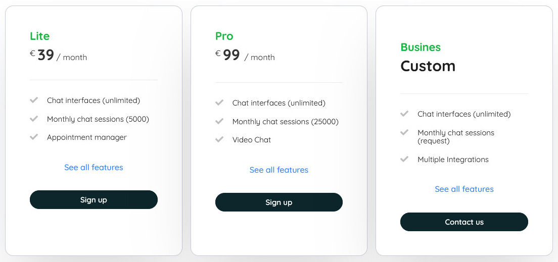 WeConnect.chat pricing