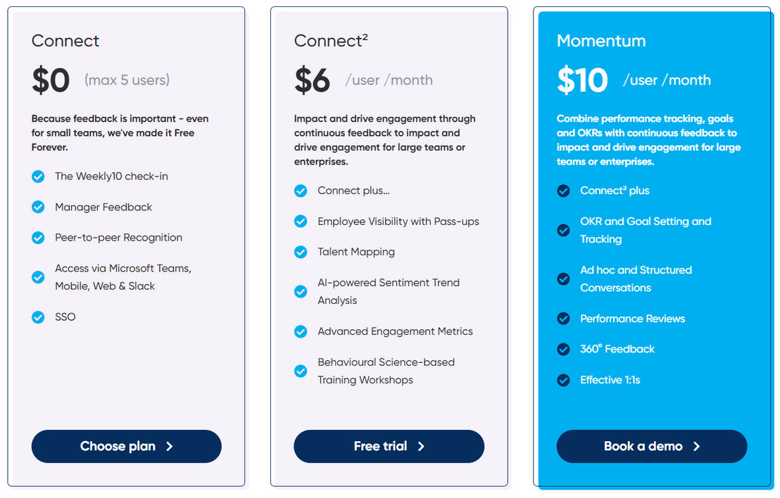 Weekly10 pricing